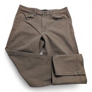 Wrangler Peak Comfort Mens Jeans Waist 34 Brown‎ Straight